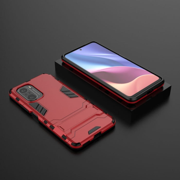 Estuche protector a prueba de golpes con soporte, For Xiaomi Redmi K40 / K40 Pro