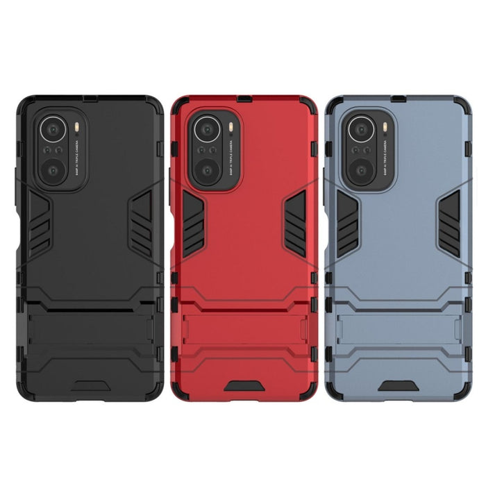 Estuche protector a prueba de golpes con soporte, For Xiaomi Redmi K40 / K40 Pro