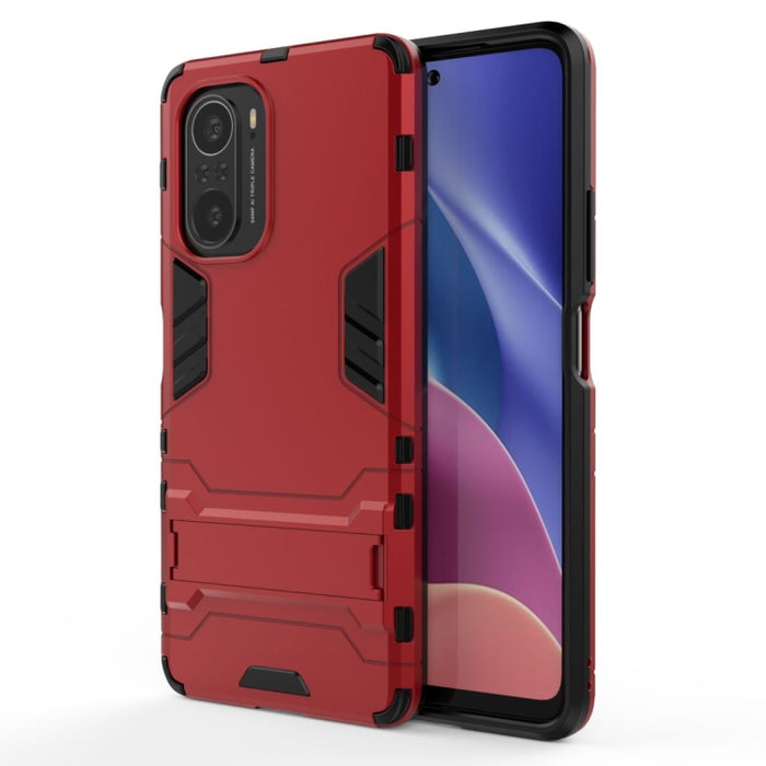 Estuche protector a prueba de golpes con soporte, For Xiaomi Redmi K40 / K40 Pro