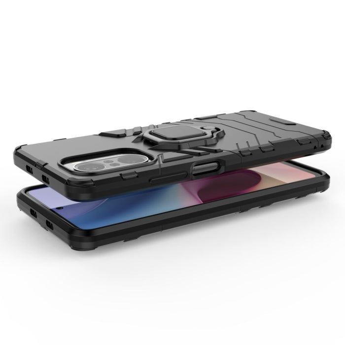 Funda protectora de PC + TPU a prueba de golpes con soporte de anillo magnético, For Xiaomi Redmi K40 / K40 Pro