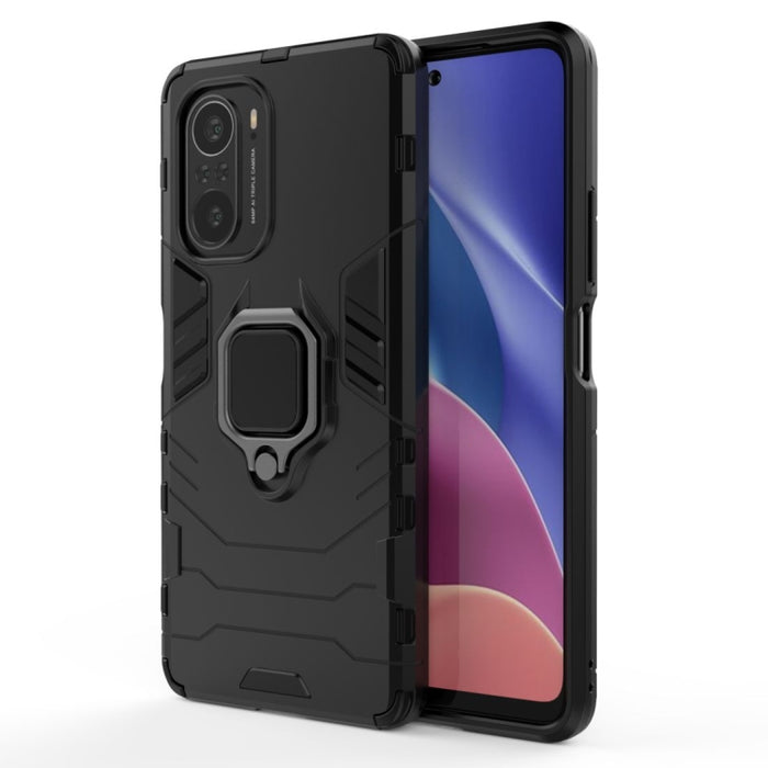 Funda protectora de PC + TPU a prueba de golpes con soporte de anillo magnético, For Xiaomi Redmi K40 / K40 Pro