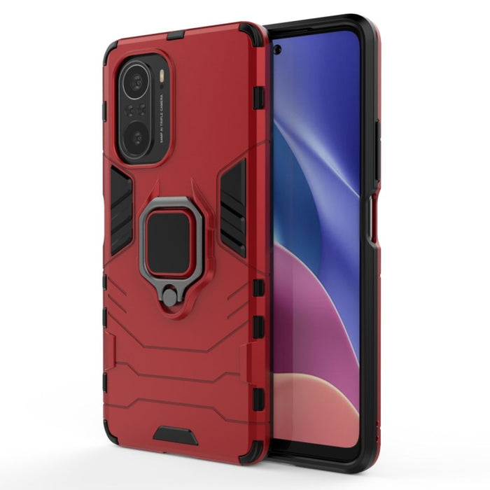 Funda protectora de PC + TPU a prueba de golpes con soporte de anillo magnético, For Xiaomi Redmi K40 / K40 Pro