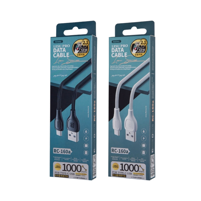 Remax 2.1A Lesu Pro Series Cable de datos de carga, longitud: 1 m