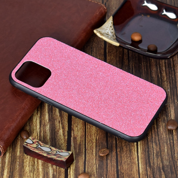 Estuche protector de TPU de piel de pasta de polvo de brillo a prueba de golpes