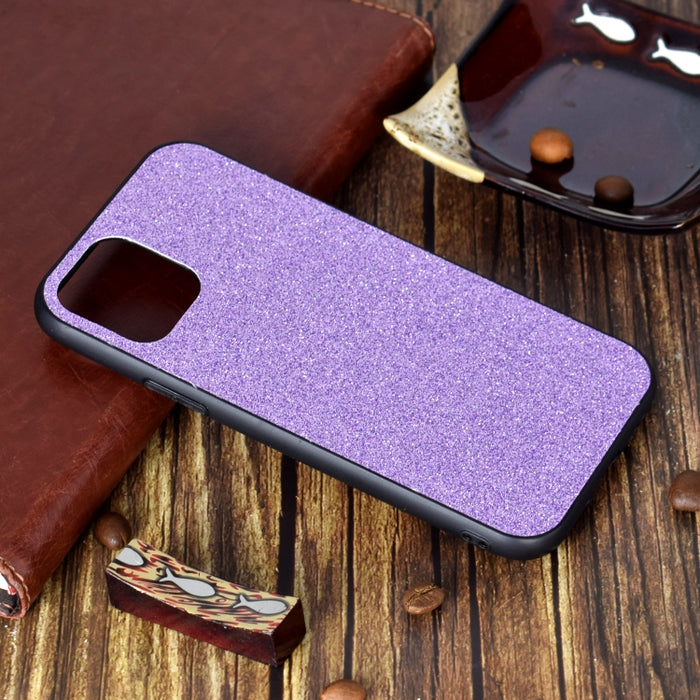 Estuche protector de TPU de piel de pasta de polvo de brillo a prueba de golpes
