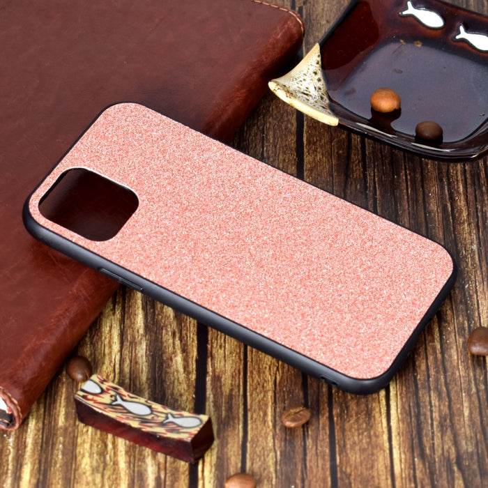 Estuche protector de TPU de piel de pasta de polvo de brillo a prueba de golpes