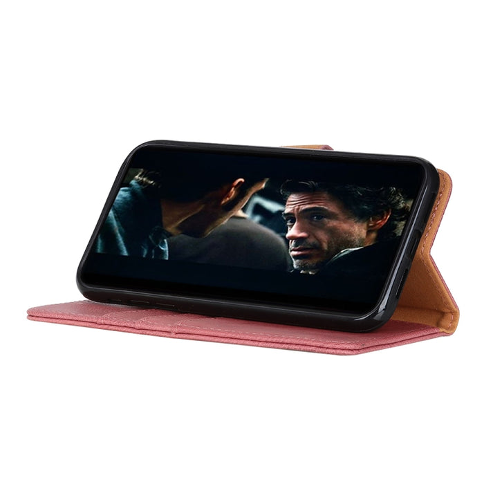 KHAZNEH Estuche de cuero con tapa horizontal con textura de cuero de vaca con soporte y ranuras para tarjetas y billetera, For OPPO Find X3 / Find X3 Pro, For Sony Xperia Ace II, For Xiaomi Redmi Note 10 4G / Note 10S, For Xiaomi Redmi Note 10 Pro     ...