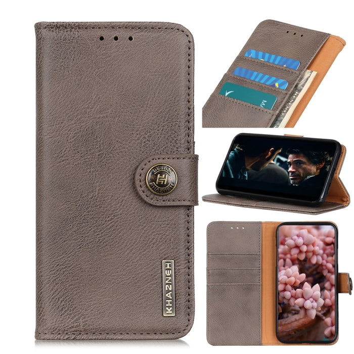 KHAZNEH Estuche de cuero con tapa horizontal con textura de cuero de vaca con soporte y ranuras para tarjetas y billetera, For OPPO Find X3 / Find X3 Pro, For Sony Xperia Ace II, For Xiaomi Redmi Note 10 4G / Note 10S, For Xiaomi Redmi Note 10 Pro     ...