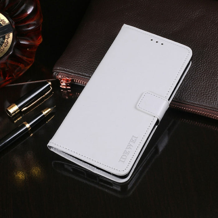 idewei Crazy Horse Texture Horizontal Flip Funda de cuero con soporte y ranuras para tarjetas y billetera, For TCL 10 5G, For vivo X60 Pro+ 5G