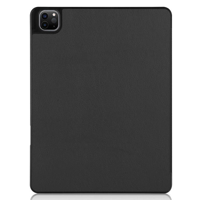 Estuche de cuero TPU + PU de nido de abeja con tapa horizontal con soporte de tres pliegues y función de reposo / activación y ranura para bolígrafo