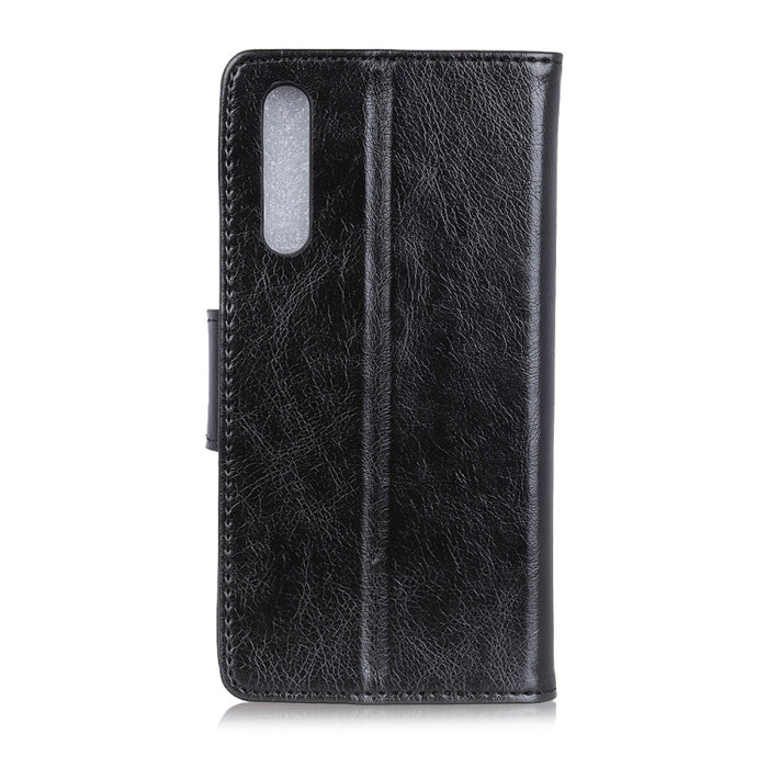 Estuche de cuero con tapa horizontal con textura de napa y hebilla de cobre con soporte, ranuras para tarjetas y billetera, For OPPO Realme GT 5G, For OPPO Realme V11 5G, For OPPO Realme V15 5G, For Sony Xperia Ace II, For Xiaomi Redmi Note 10 4G      ...
