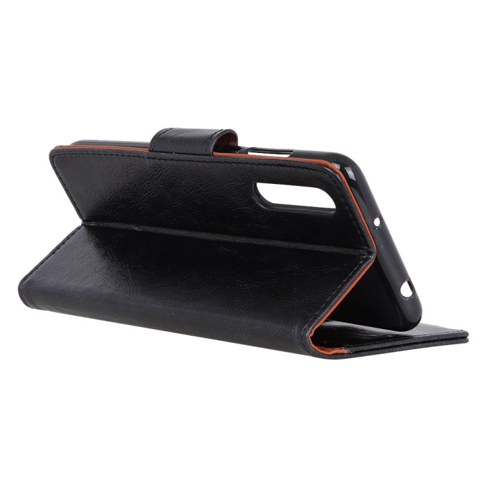 Estuche de cuero con tapa horizontal con textura de napa y hebilla de cobre con soporte, ranuras para tarjetas y billetera, For OPPO Realme GT 5G, For OPPO Realme V11 5G, For OPPO Realme V15 5G, For Sony Xperia Ace II, For Xiaomi Redmi Note 10 4G      ...