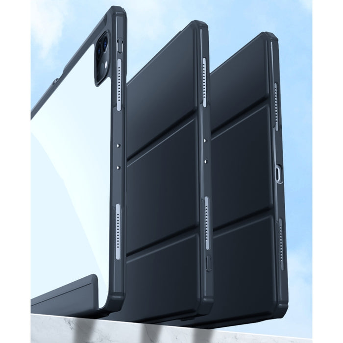Mutural Pinyue Series PC + TPU Estuche de cuero con tapa horizontal con soporte y ranura para bolígrafo y función de suspensión / activación