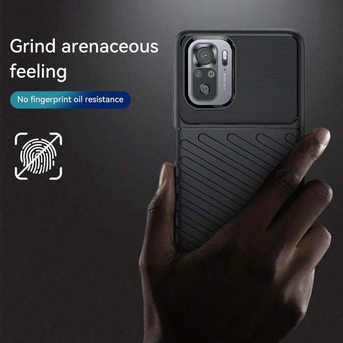 Estuche blando protector de TPU a prueba de golpes Thunderbolt, For Xiaomi Redmi Note 10, For Xiaomi Redmi Note 10 Pro, For Xiaomi Mi 10S