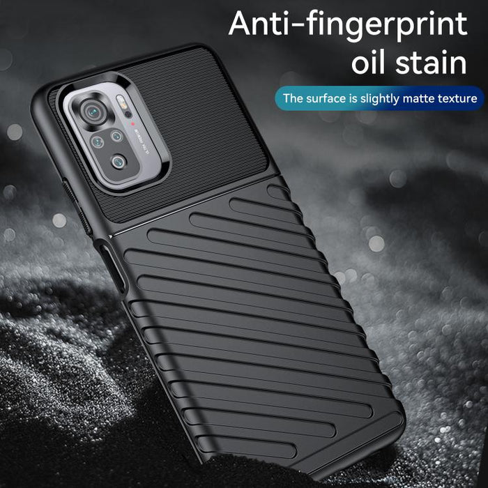 Estuche blando protector de TPU a prueba de golpes Thunderbolt, For Xiaomi Redmi Note 10, For Xiaomi Redmi Note 10 Pro, For Xiaomi Mi 10S