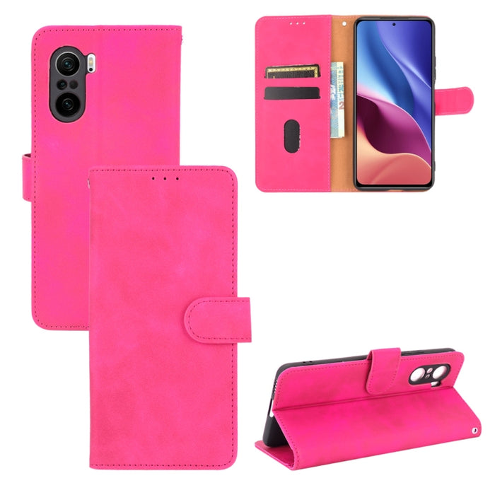 Funda de piel sintética con textura de piel de becerro con tapa horizontal y hebilla magnética con soporte, ranuras para tarjetas y cartera, For Xiaomi Redmi K40 / K40 Pro, For Motorola Moto E7 Power