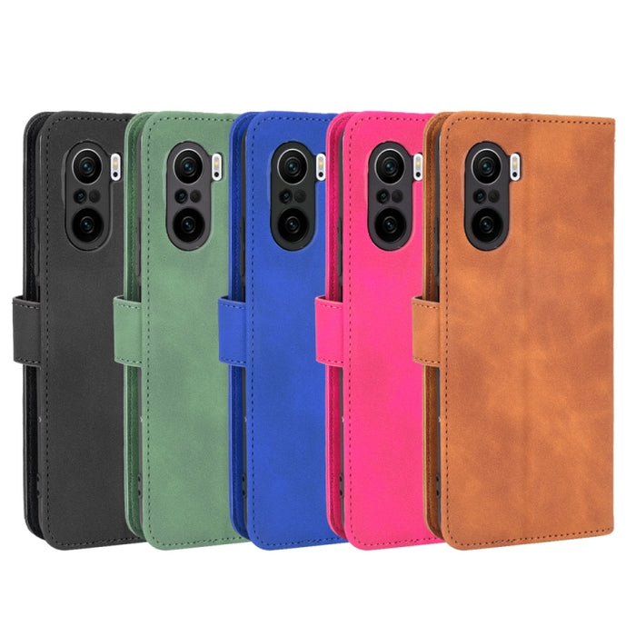 Funda de piel sintética con textura de piel de becerro con tapa horizontal y hebilla magnética con soporte, ranuras para tarjetas y cartera, For Xiaomi Redmi K40 / K40 Pro, For Motorola Moto E7 Power