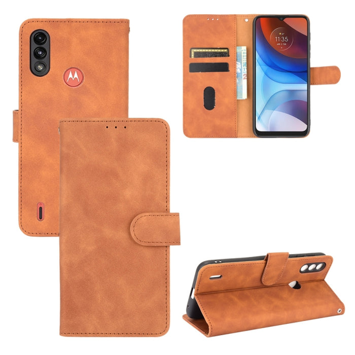 Funda de piel sintética con textura de piel de becerro con tapa horizontal y hebilla magnética con soporte, ranuras para tarjetas y cartera, For Xiaomi Redmi K40 / K40 Pro, For Motorola Moto E7 Power