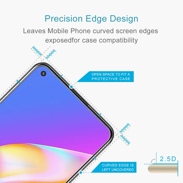 Película de vidrio templado de pantalla no completa 2.5D, For OPPO F19 Pro (1 PC), For Xiaomi Redmi Note 10 / Note 11 5G International Version / Note 10 Overseas Version 6.43 (1 PCS), For OPPO Reno5 Lite (1 PC)                                          ...