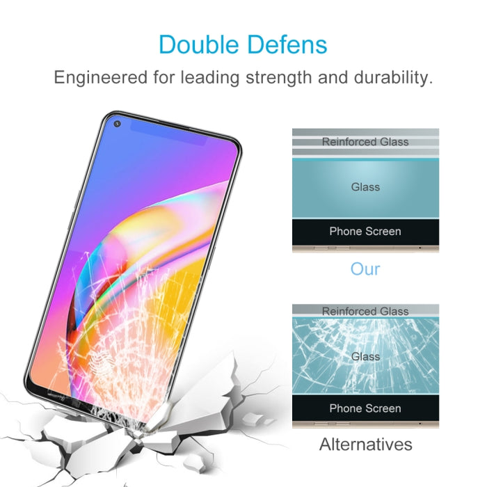 Película de vidrio templado de pantalla no completa 2.5D, For OPPO F19 Pro (1 PC), For Xiaomi Redmi Note 10 / Note 11 5G International Version / Note 10 Overseas Version 6.43 (1 PCS), For OPPO Reno5 Lite (1 PC)                                          ...