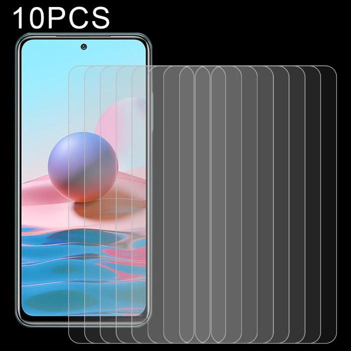 10 PCS 2.5D Película de vidrio templado sin pantalla completa, For OPPO F19 Pro (10 PCS), For Xiaomi Redmi Note 10 / Note 11 5G International Version / Note 10 Overseas Version 6.43 (10 PCS), For OPPO Reno5 Lite (10 PCS)                                ...