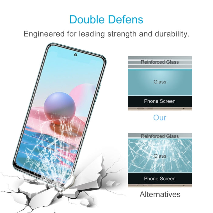 50 PCS 2.5D Película de vidrio templado de pantalla no completa, For Xiaomi Redmi Note 10 / Note 11 5G International Version / Note 10 Overseas Version 6.43 (50 PCS), For OPPO F19 Pro (50 PCS), For OPPO Reno5 Lite (50 PCS)                              ...