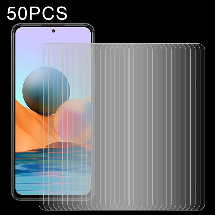50 PCS 2.5D Película de vidrio templado de pantalla no completa, For Xiaomi Redmi Note 10 / Note 11 5G International Version / Note 10 Overseas Version 6.43 (50 PCS), For OPPO F19 Pro (50 PCS), For OPPO Reno5 Lite (50 PCS)                              ...