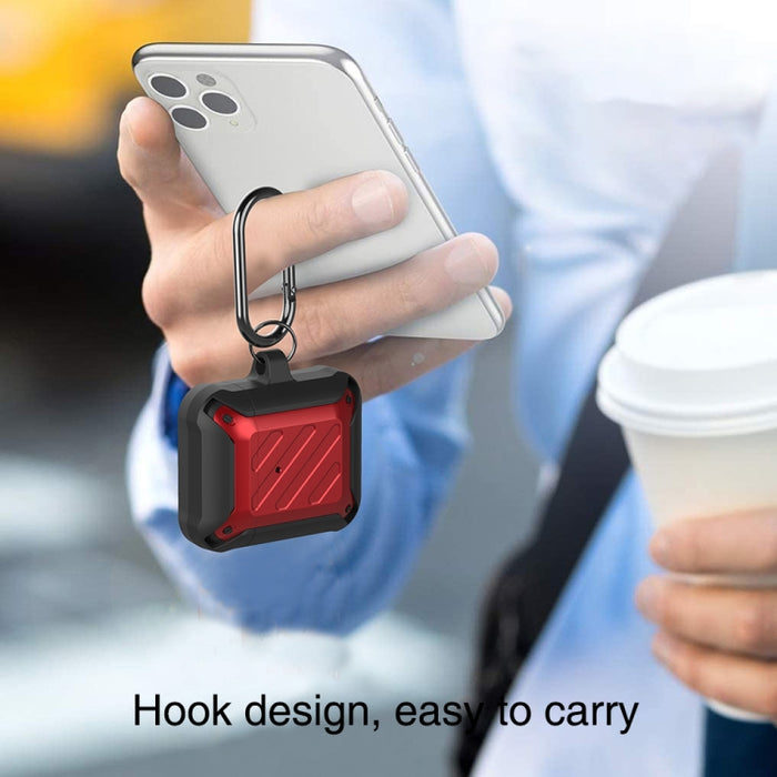 Estuche protector de silicona de sarga de abejorro a prueba de golpes para auriculares inalámbricos