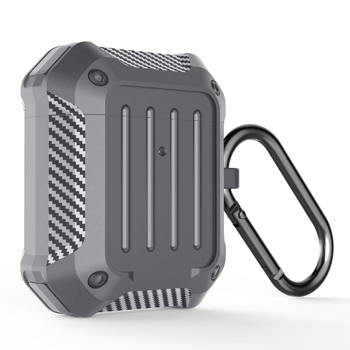 Estuche protector de TPU para equipaje de fibra de carbono a prueba de golpes para auriculares inalámbricos, For AirPods 1/2, For AirPods Pro
