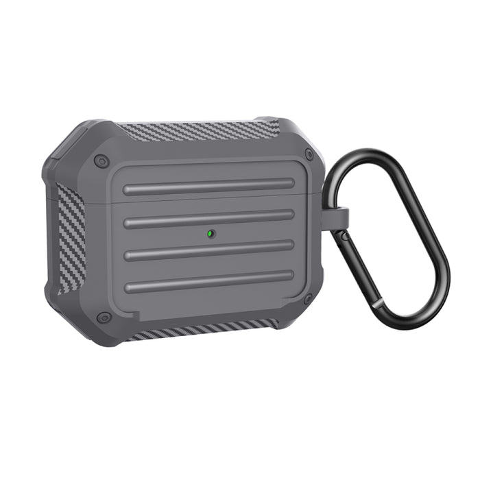 Estuche protector de TPU para equipaje de fibra de carbono a prueba de golpes para auriculares inalámbricos, For AirPods 1/2, For AirPods Pro