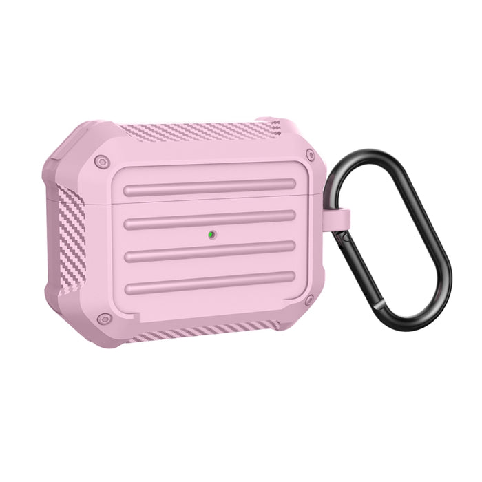 Estuche protector de TPU para equipaje de fibra de carbono a prueba de golpes para auriculares inalámbricos, For AirPods 1/2, For AirPods Pro