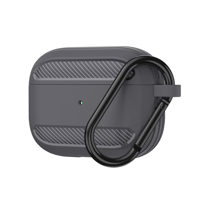 Estuche protector de TPU con armadura de fibra de carbono a prueba de golpes para auriculares inalámbricos