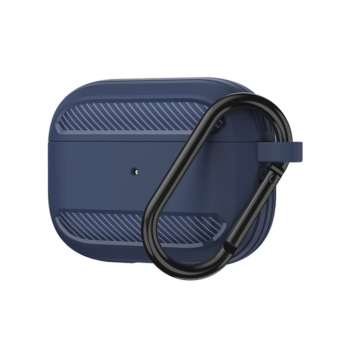 Estuche protector de TPU con armadura de fibra de carbono a prueba de golpes para auriculares inalámbricos