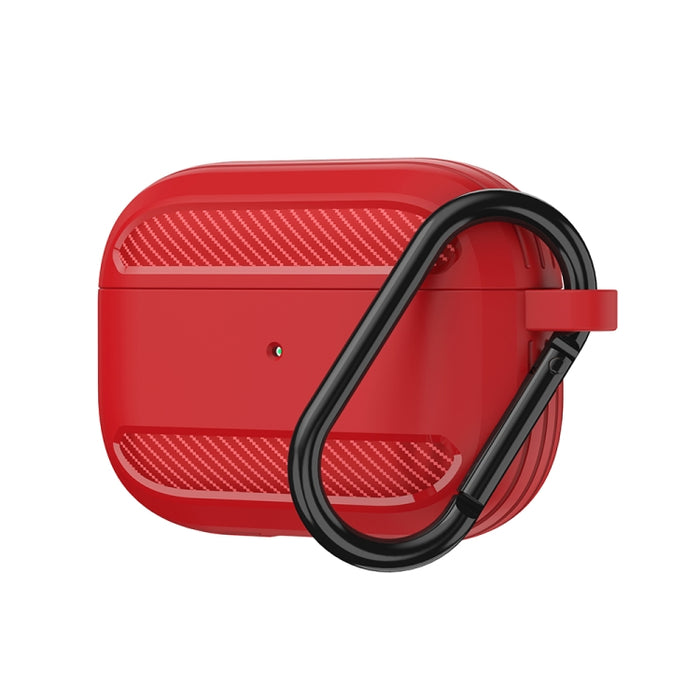Estuche protector de TPU con armadura de fibra de carbono a prueba de golpes para auriculares inalámbricos