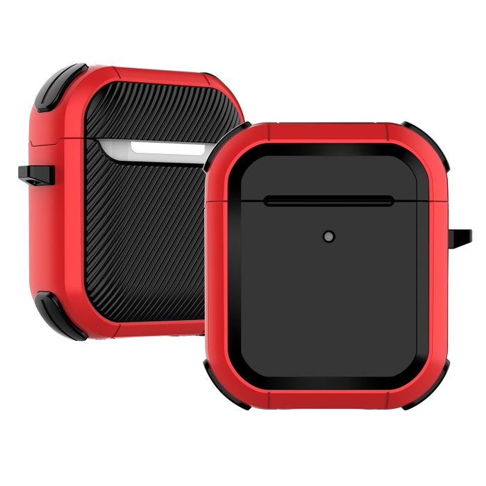 Estuche protector de TPU Thunder Mecha a prueba de golpes para auriculares inalámbricos, For AirPods 1/2, For AirPods Pro