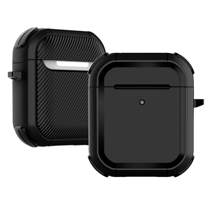 Estuche protector de TPU Thunder Mecha a prueba de golpes para auriculares inalámbricos, For AirPods 1/2, For AirPods Pro