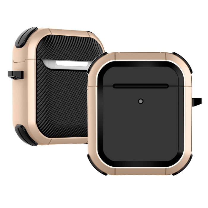 Estuche protector de TPU Thunder Mecha a prueba de golpes para auriculares inalámbricos, For AirPods 1/2, For AirPods Pro