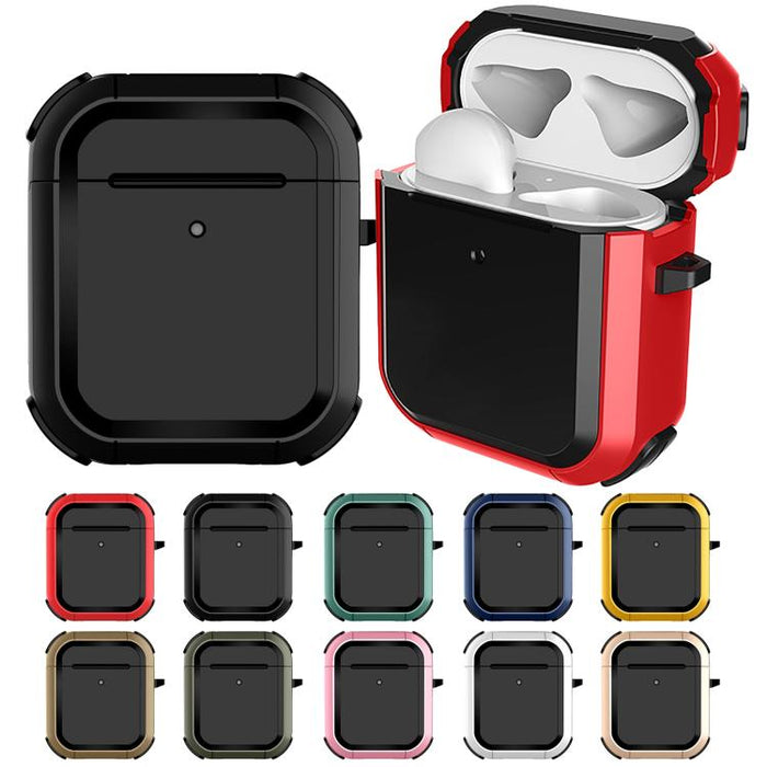 Estuche protector de TPU Thunder Mecha a prueba de golpes para auriculares inalámbricos, For AirPods 1/2, For AirPods Pro