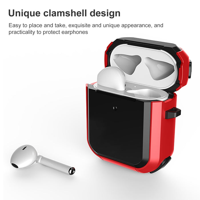 Estuche protector de TPU Thunder Mecha a prueba de golpes para auriculares inalámbricos, For AirPods 1/2, For AirPods Pro