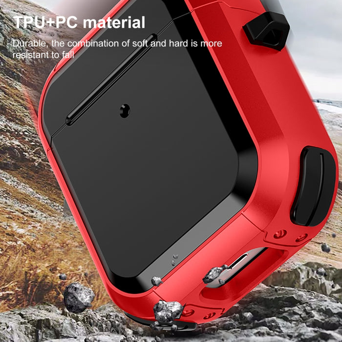 Estuche protector de TPU Thunder Mecha a prueba de golpes para auriculares inalámbricos, For AirPods 1/2, For AirPods Pro
