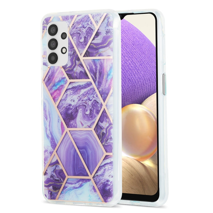 Estuche protector de TPU con patrón de mármol de galvanoplastia 3D, For Xiaomi Poco M3 / Note 9 4G / Redmi 9 Power, For Samsung Galaxy A12, For Samsung Galaxy A32 5G, For Samsung Galaxy A52 5G / 4G, For Samsung Galaxy A72 5G / 4G                       ...