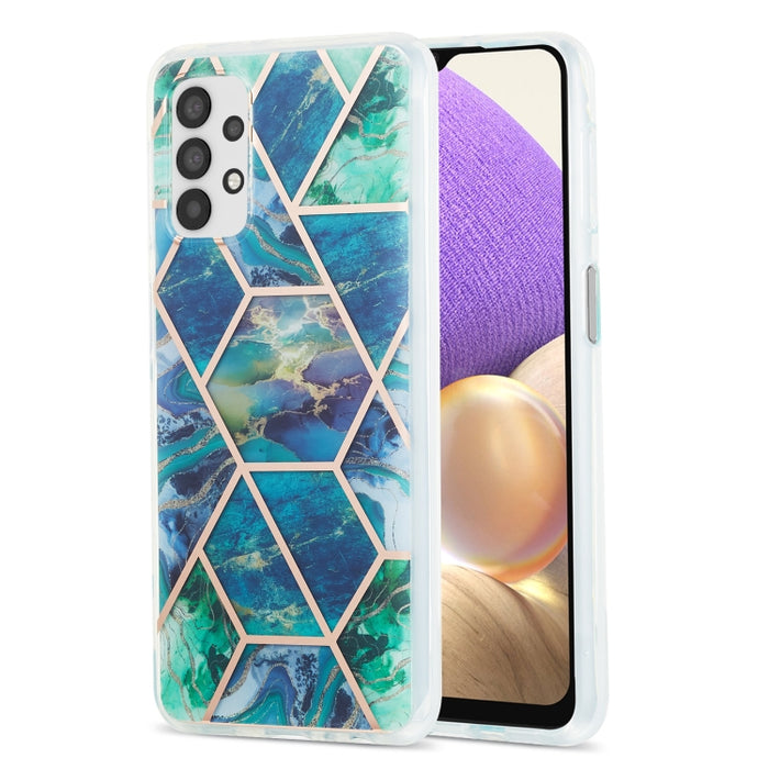 Estuche protector de TPU con patrón de mármol de galvanoplastia 3D, For Xiaomi Poco M3 / Note 9 4G / Redmi 9 Power, For Samsung Galaxy A12, For Samsung Galaxy A32 5G, For Samsung Galaxy A52 5G / 4G, For Samsung Galaxy A72 5G / 4G                       ...
