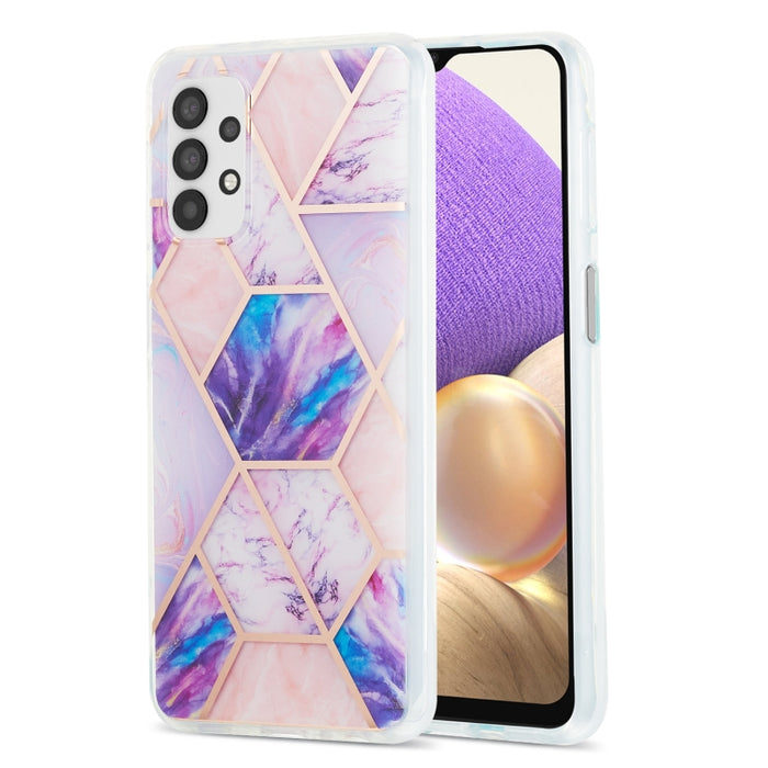 Estuche protector de TPU con patrón de mármol de galvanoplastia 3D, For Xiaomi Poco M3 / Note 9 4G / Redmi 9 Power, For Samsung Galaxy A12, For Samsung Galaxy A32 5G, For Samsung Galaxy A52 5G / 4G, For Samsung Galaxy A72 5G / 4G                       ...