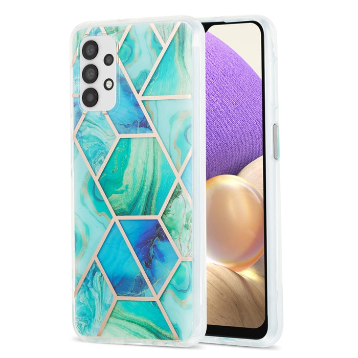 Estuche protector de TPU con patrón de mármol de galvanoplastia 3D, For Xiaomi Poco M3 / Note 9 4G / Redmi 9 Power, For Samsung Galaxy A12, For Samsung Galaxy A32 5G, For Samsung Galaxy A52 5G / 4G, For Samsung Galaxy A72 5G / 4G                       ...