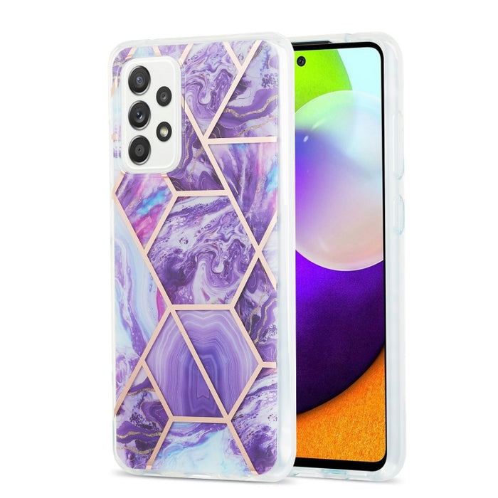 Estuche protector de TPU con patrón de mármol de galvanoplastia 3D, For Xiaomi Poco M3 / Note 9 4G / Redmi 9 Power, For Samsung Galaxy A12, For Samsung Galaxy A32 5G, For Samsung Galaxy A52 5G / 4G, For Samsung Galaxy A72 5G / 4G                       ...