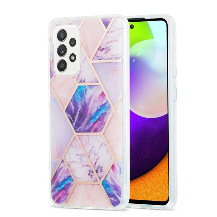 Estuche protector de TPU con patrón de mármol de galvanoplastia 3D, For Xiaomi Poco M3 / Note 9 4G / Redmi 9 Power, For Samsung Galaxy A12, For Samsung Galaxy A32 5G, For Samsung Galaxy A52 5G / 4G, For Samsung Galaxy A72 5G / 4G                       ...
