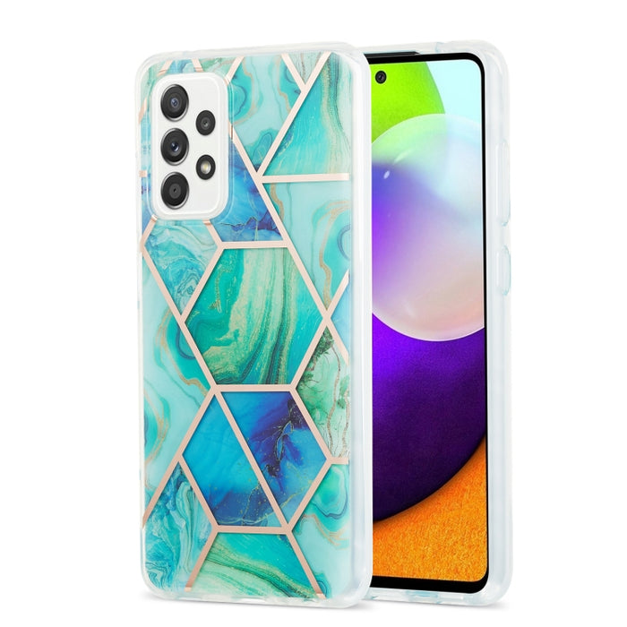 Estuche protector de TPU con patrón de mármol de galvanoplastia 3D, For Xiaomi Poco M3 / Note 9 4G / Redmi 9 Power, For Samsung Galaxy A12, For Samsung Galaxy A32 5G, For Samsung Galaxy A52 5G / 4G, For Samsung Galaxy A72 5G / 4G                       ...