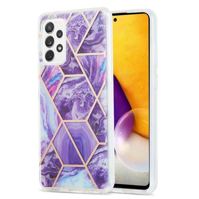 Estuche protector de TPU con patrón de mármol de galvanoplastia 3D, For Xiaomi Poco M3 / Note 9 4G / Redmi 9 Power, For Samsung Galaxy A12, For Samsung Galaxy A32 5G, For Samsung Galaxy A52 5G / 4G, For Samsung Galaxy A72 5G / 4G                       ...