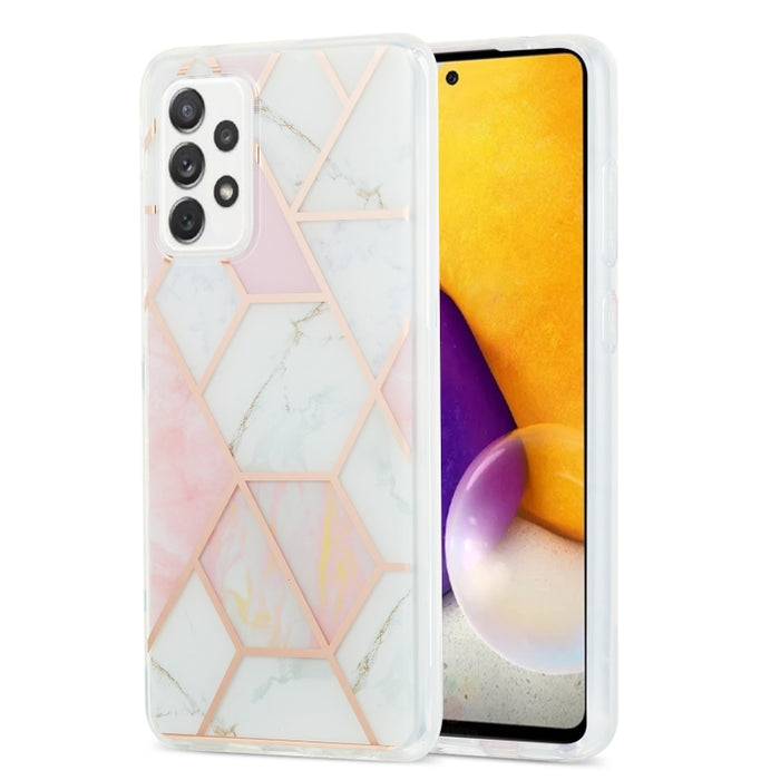 Estuche protector de TPU con patrón de mármol de galvanoplastia 3D, For Xiaomi Poco M3 / Note 9 4G / Redmi 9 Power, For Samsung Galaxy A12, For Samsung Galaxy A32 5G, For Samsung Galaxy A52 5G / 4G, For Samsung Galaxy A72 5G / 4G                       ...