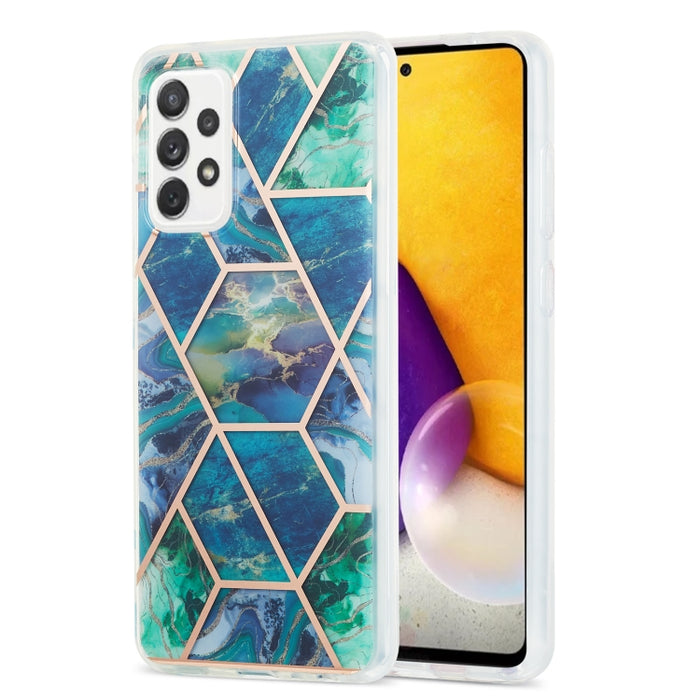 Estuche protector de TPU con patrón de mármol de galvanoplastia 3D, For Xiaomi Poco M3 / Note 9 4G / Redmi 9 Power, For Samsung Galaxy A12, For Samsung Galaxy A32 5G, For Samsung Galaxy A52 5G / 4G, For Samsung Galaxy A72 5G / 4G                       ...